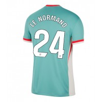 Atletico Madrid Robin Le Normand #24 Bortatröja 2024-25 Kortärmad